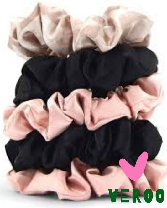 x4 Scrunchies in Seta