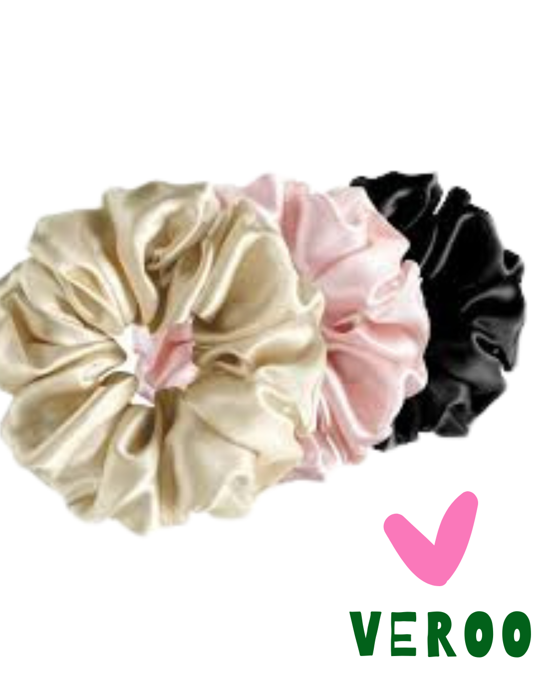 x4 Scrunchies in Seta